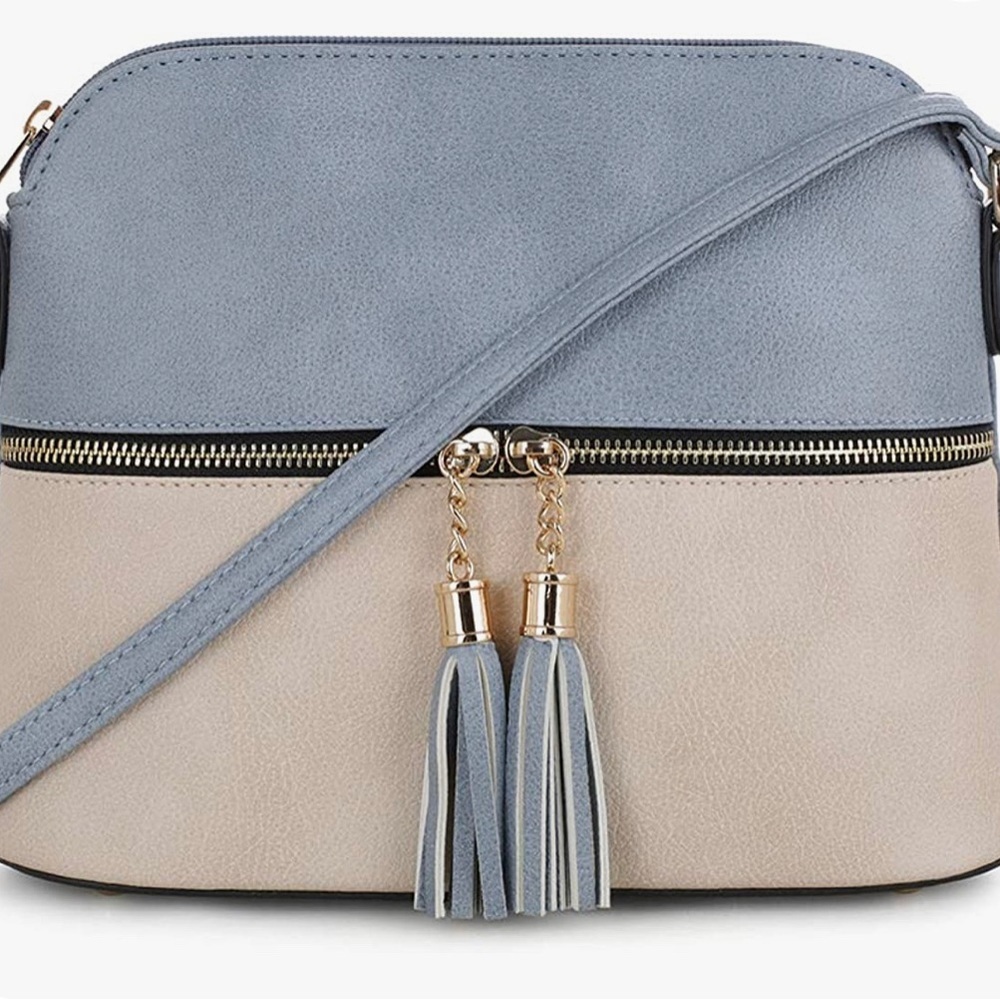Medium Dome Crossbody Bag with Tassel